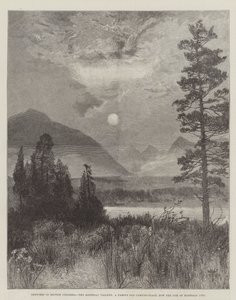 Esboços na Colúmbia Britânica, nos Vales Kootenay, um famoso parque de campismo antigo, agora o local da cidade de Kootenay